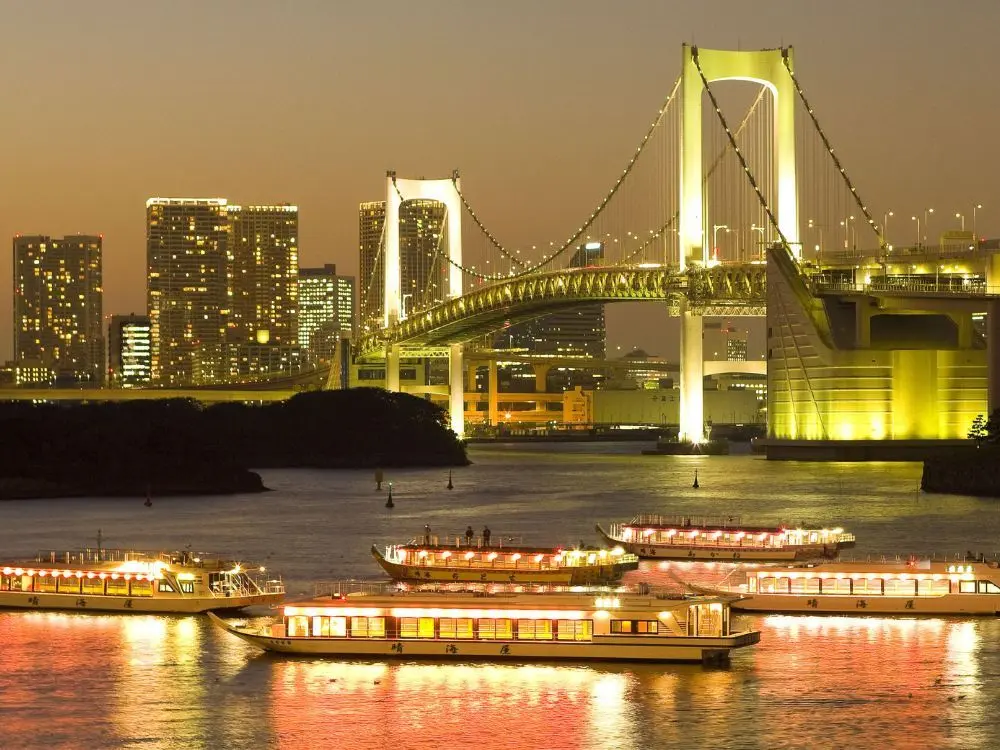 Yakatabune and Rainbow Bridge sepia